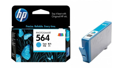 HP 564 Cyan Original Ink Cartridge (CB318WA / CB318WN)