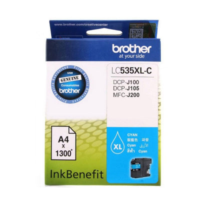 Brother LC-535XL C High-Yield Cyan Ink Cartridge