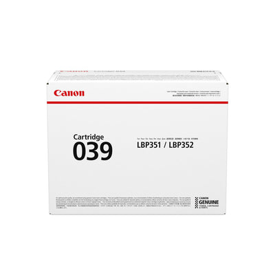 Canon 039 Black Toner Cartridge