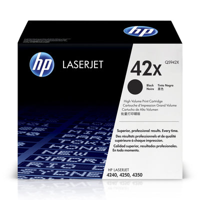 HP 42X High Yield Black Toner Cartridge (Q5942X)