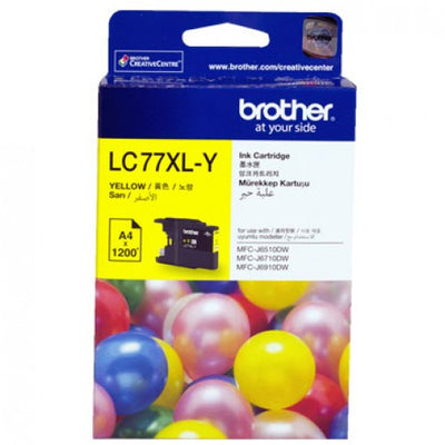 Brother LC-77XL Yellow Ink Cartridge