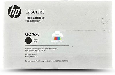 HP 76XC Black Extra High Yield Original LaserJet Toner Cartridge (CF276XC)