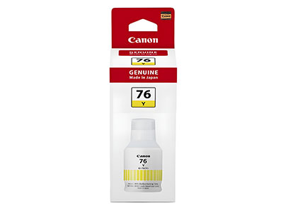 Canon GI-76 Yellow Ink Bottle – Model: GI-76 Y