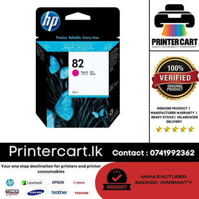 HP 82 28-ml Magenta DesignJet Ink Cartridge (CH567A)