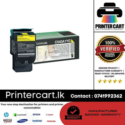 Lexmark C540A1YG Toner Cartridge