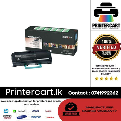 Lexmark X264A11G Toner Cartridge