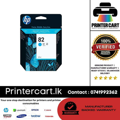 HP 82 69-ml Cyan DesignJet Ink Cartridge (C4911A)