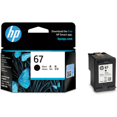 HP 67 Black Original Ink Cartridge (3YM56AN)