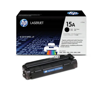 HP 15A Black Original LaserJet Toner Cartridge (C7115A)