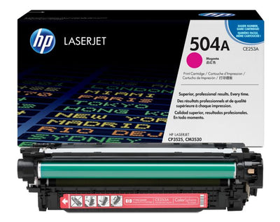 HP 504A Magenta Toner Cartridge (CE253A)
