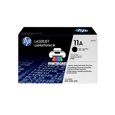 HP 11A Black Original LaserJet Toner Cartridge (Q6511A)