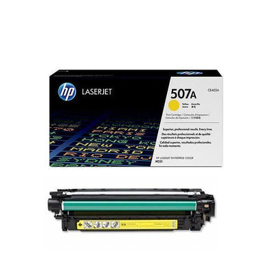 HP 507A Yellow Toner Cartridge (CE402A)