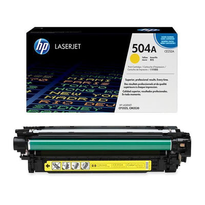 HP 504A Yellow Toner Cartridge (CE252A)