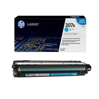HP 307A Cyan Toner Cartridge (CE741A)