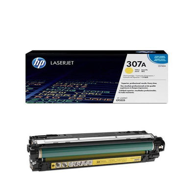 HP 307A Yellow Toner Cartridge (CE742A)