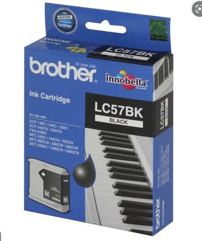 Brother LC-57BK (LC57BK) Black Ink Cartridge