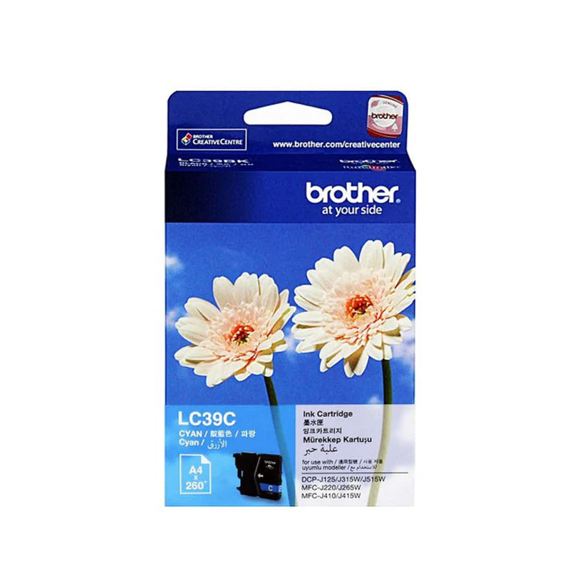 Brother LC-39C Cyan Ink Cartridge