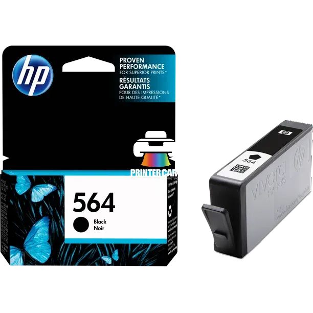 HP 564 Black Original Ink Cartridge (CB316WA / CB316WN)