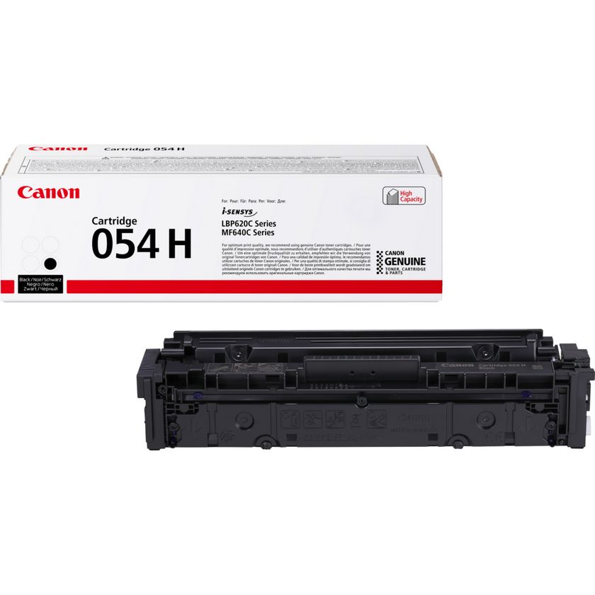 Canon 054H Black High-Yield Toner Cartridge