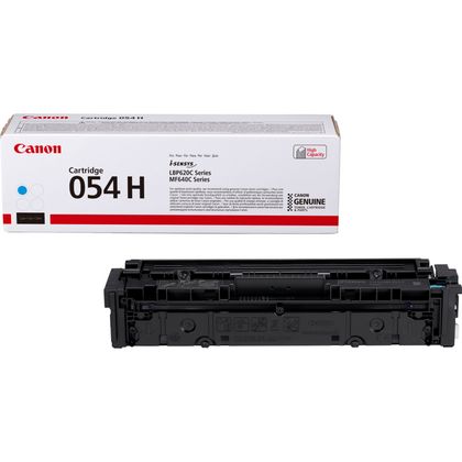 Canon 054H Cyan High-Yield Toner Cartridge