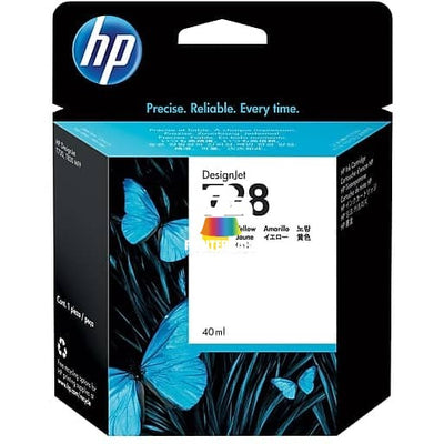 HP 728 Yellow Original Ink Cartridge – 40ml (F9J61A)