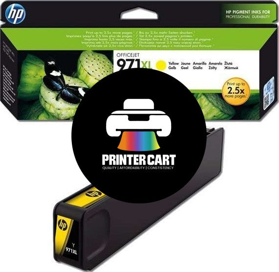 HP 971XL Yellow Original Ink Cartridge (CN628AE)