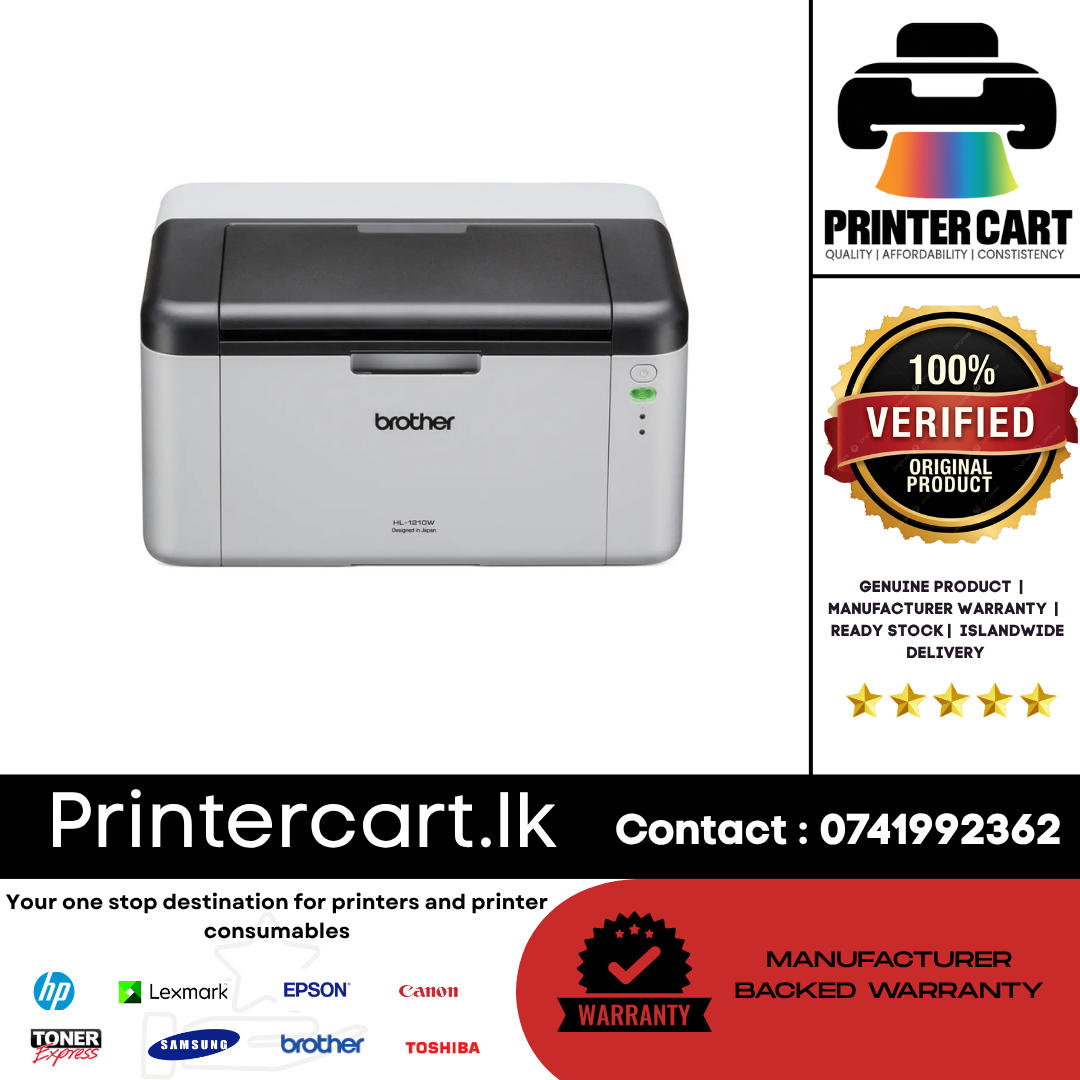 Brother HL-1210W Wireless Mono Laser Printer