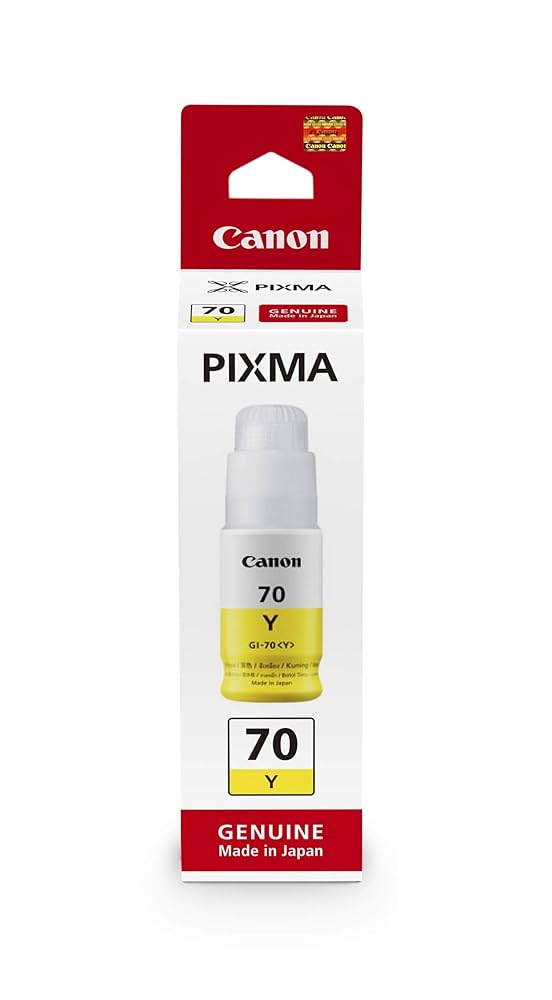 Canon GI-70 Yellow Ink Bottle (GI-70Y)
