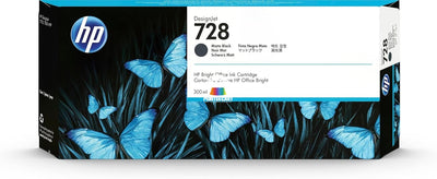 HP 728 Matte Black Original Ink Cartridge – 300ml (F9J68A)