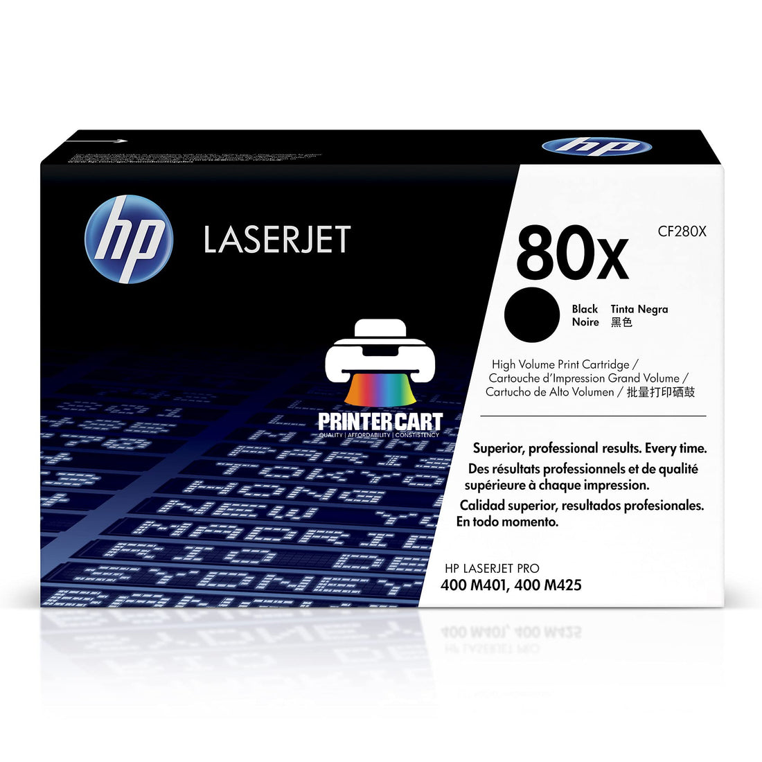 HP 80X Black High-Yield Original LaserJet Toner Cartridge (CF280X)