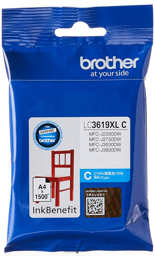 Brother LC-3619XL C Super High-Yield Cyan Ink Cartridge