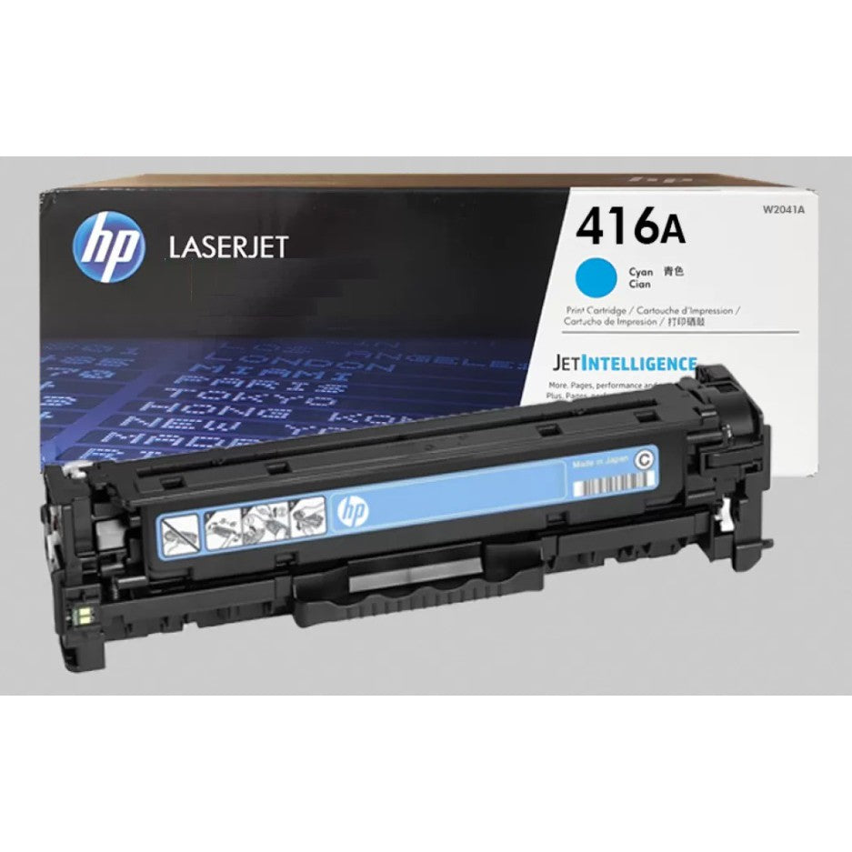 HP 416A Cyan Original LaserJet Toner Cartridge (W2061A)