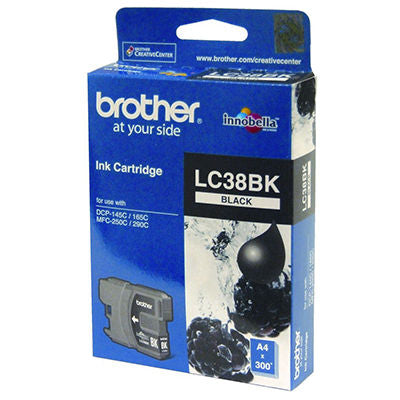 Brother LC-38BK Black Ink Cartridge