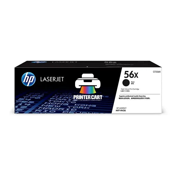 HP 56X High Yield Black Toner Cartridge (CF256X)