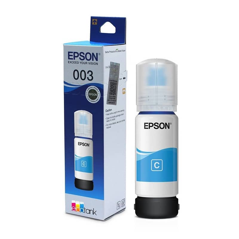 Epson 003 Cyan Ink Bottle (C13T00V298)