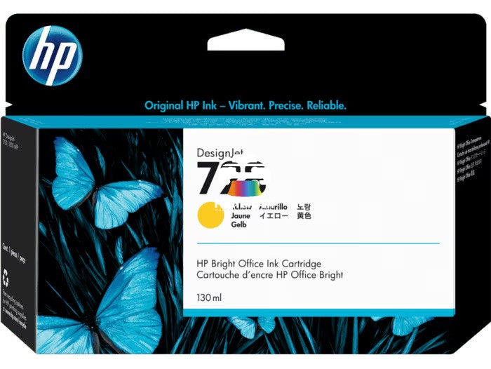 HP T730/830 - 728 Yellow Ink Cartridge (130ml)
