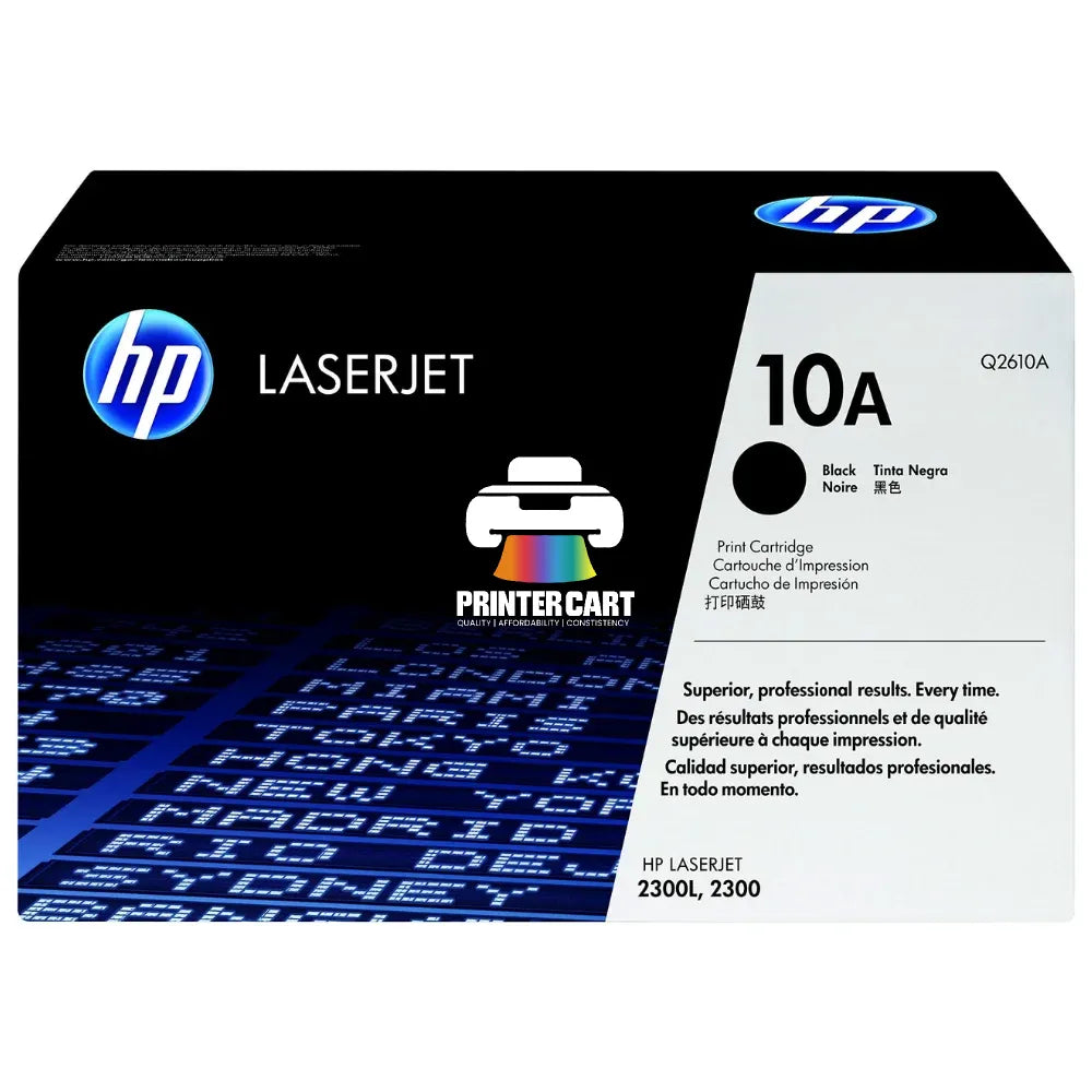 HP 10A Black Original LaserJet Toner Cartridge (Q2610A)