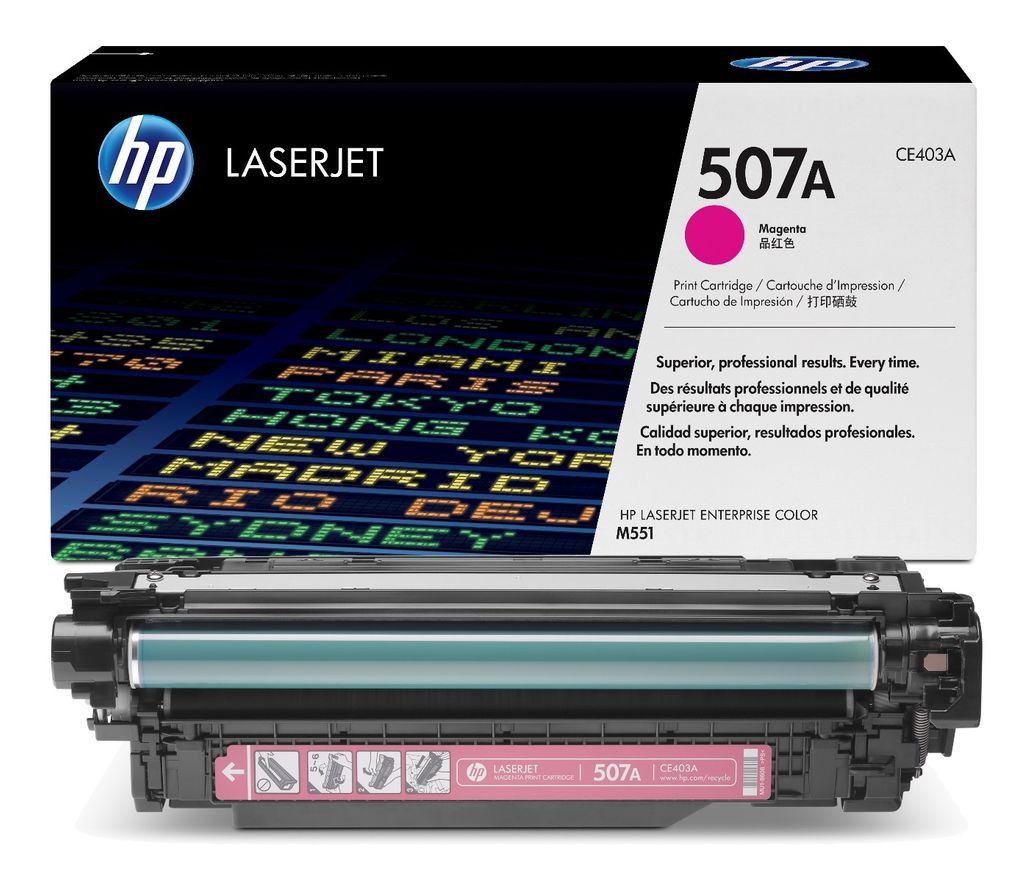 HP 507A Magenta Toner Cartridge (CE403A)