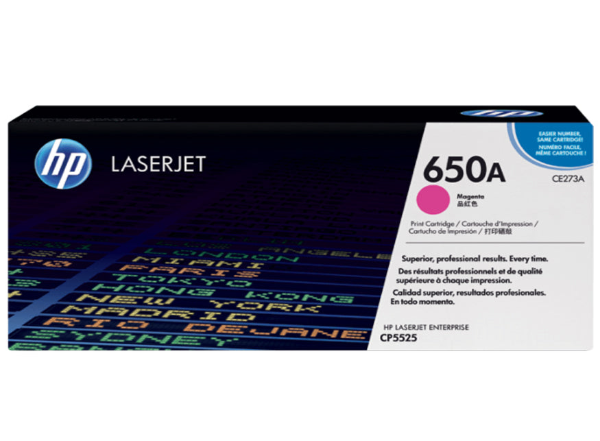 HP 650A Magenta Toner Cartridge (CE273A)