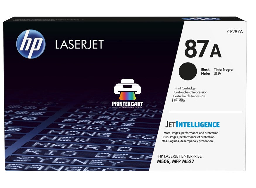 HP 87A Black Original LaserJet Toner Cartridge (CF287A)