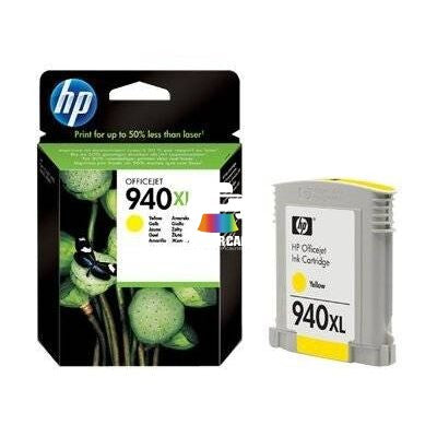 HP 940XL Yellow High-Yield Original Ink Cartridge (C4909AE)