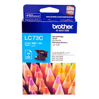 Brother LC-73C High-Yield Cyan Ink Cartridge