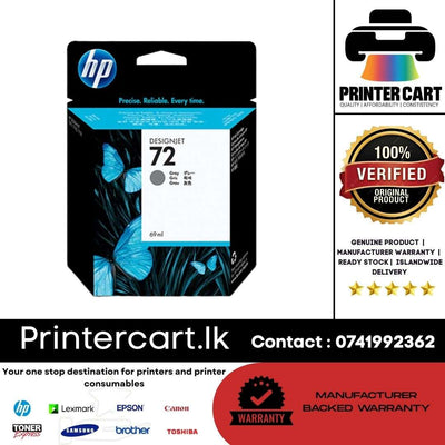 HP 72 69-ml Gray DesignJet Ink Cartridge (C9401A)