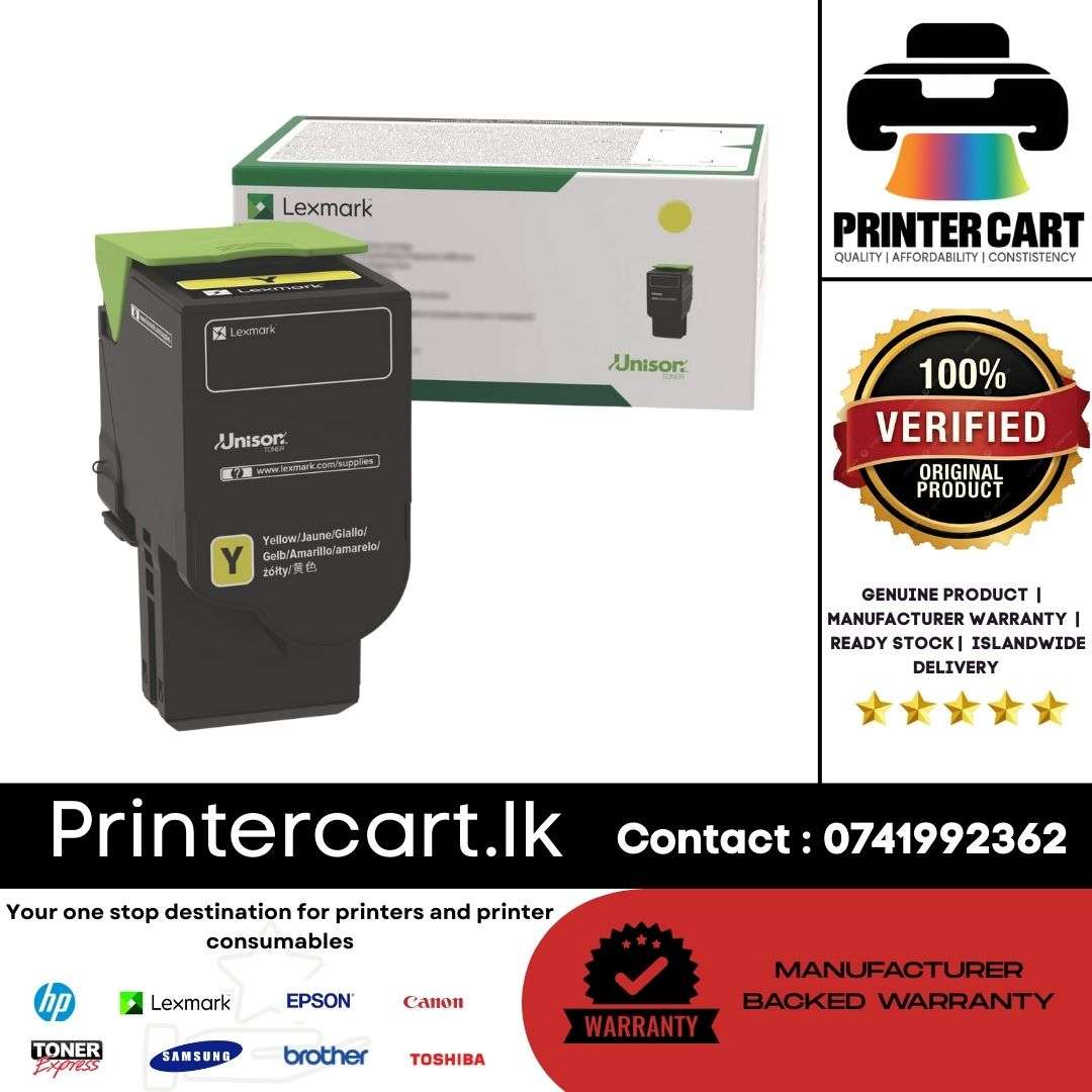 Lexmark 78C30Y0 Yellow Toner Cartridge