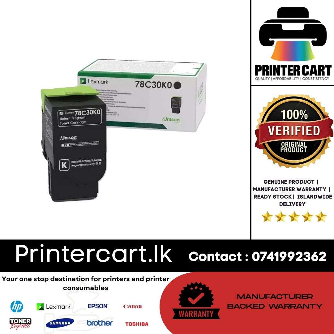 Lexmark 78C30K0 Toner Cartridge