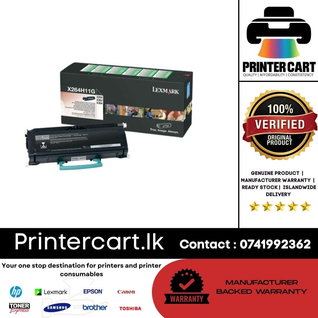 Lexmark X264H11G High-Yield Toner Cartridge