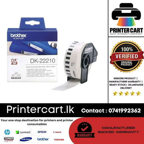 Brother DK-22210 Continuous Paper Tape