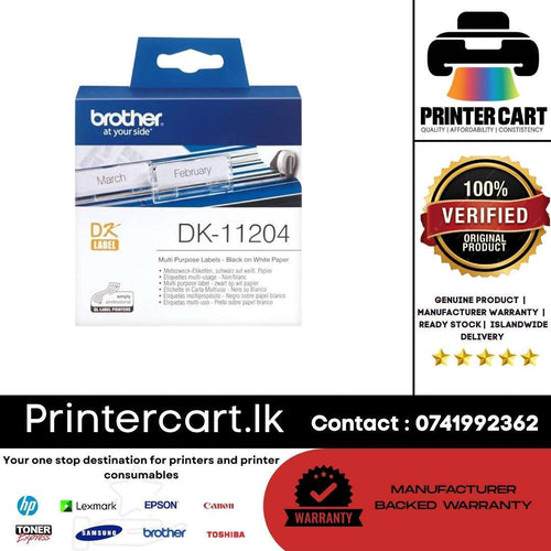 Brother DK-11204 Multi-Purpose Labels