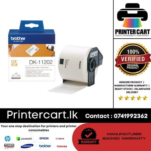 Brother DK-11202 Shipping Labels