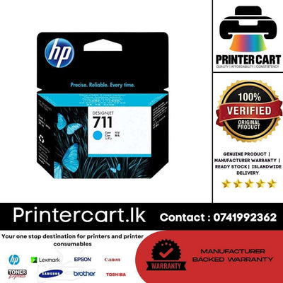 HP 711 Cyan Original Ink Cartridge – 29ml (CZ130A)